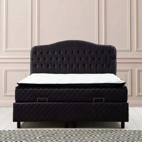 Кровать Trendy Set Vassi v3 140 x 200 см / ДСП / Antracit photo 5