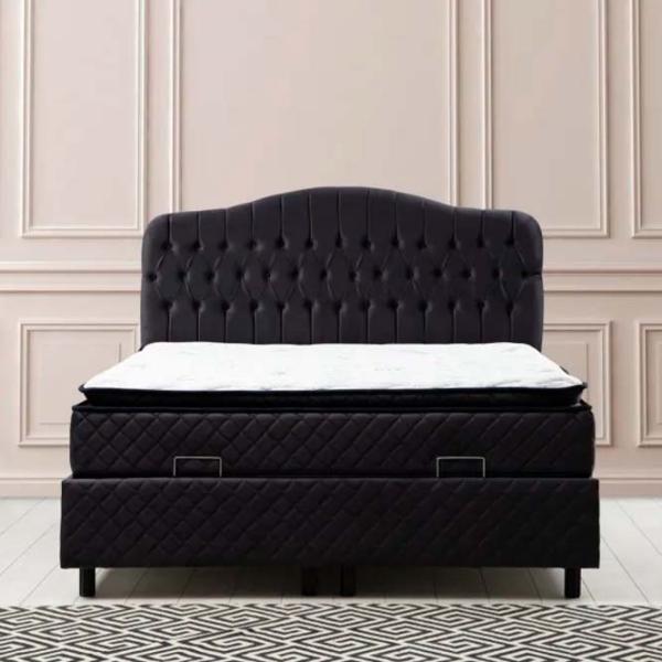 Кровать Trendy Set Vassi v3 140 x 200 см / ДСП / Antracit photo 5