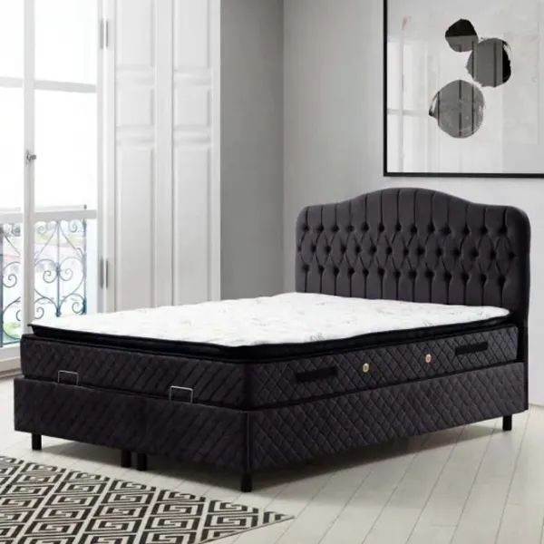 Кровать Trendy Set Vassi 140 x 200 см / ДСП / Antracit photo 3