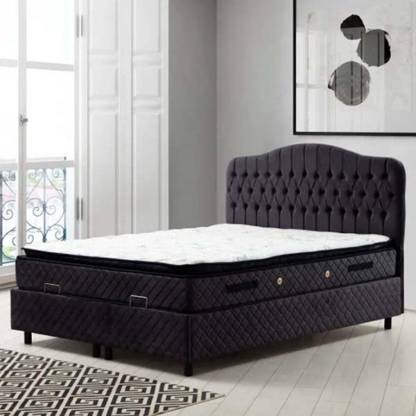Кровать Trendy Set Vassi 140 x 200 см / ДСП / Antracit photo 3