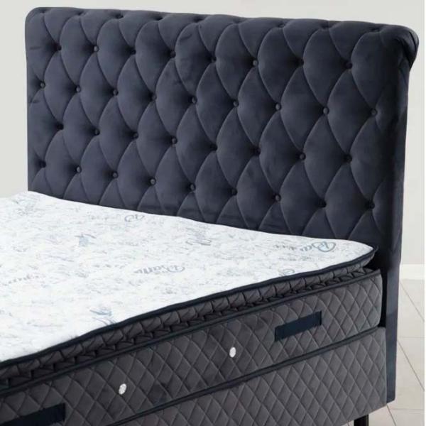 Кровать Trendy Set Sonata v2 150 x 200 см / ДСП / Antracit photo 3