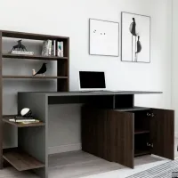 Masă de birou Trendy Melis PAL/ Brown photo 3