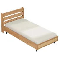 Кровать Trendy ON13-W 100 x 200 см / ДСП / Дуб