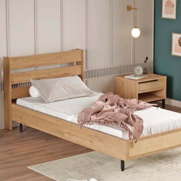 Кровать Trendy ON13-W 100 x 200 см / ДСП / Дуб photo 3