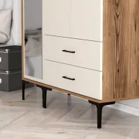Dulap pentru haine Trendy Kumsal RT 120 x 47.5 x 201.4 / PAL melaminat / Walnut photo 8