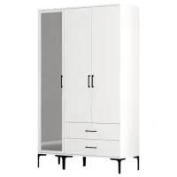 Гардероб Trendy Kumsal RT 120 x 47.5см x 201.4 / ДСП меламин / White