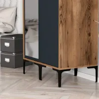 Гардероб Trendy Kumsal RS 80 x 47.5см x 201.4 / ДСП меламин / Oреховый photo 6