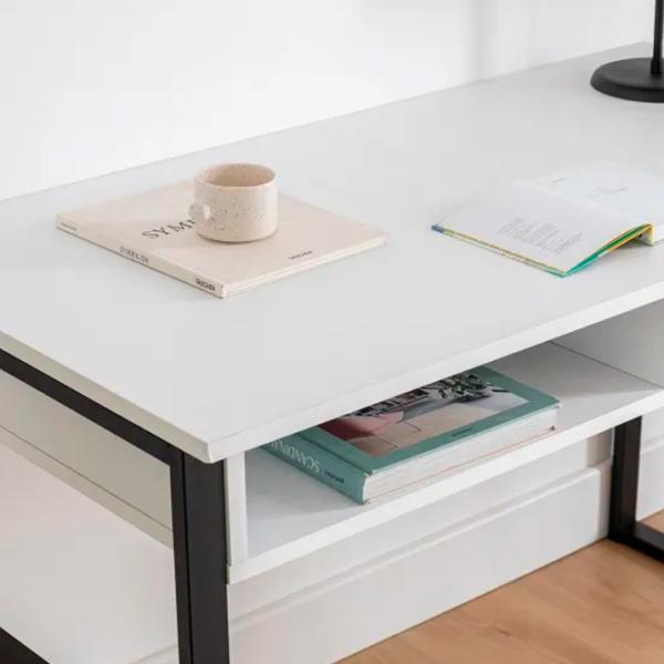 Офисный стол Trendy Misto Дерево/ Белый photo 4