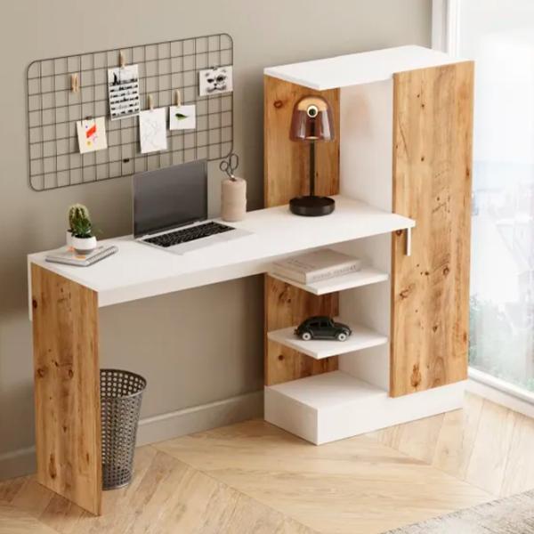 Masă de birou Trendy CT2 PAL/ White photo 4