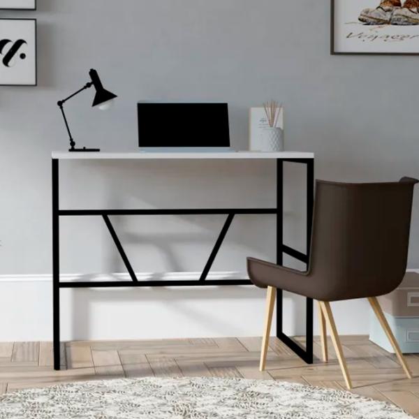 Masă de birou Trendy Monea PAL/ White photo 3