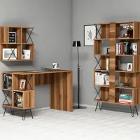 Masă de birou Trendy Extra 2 PAL/ Brown photo 2