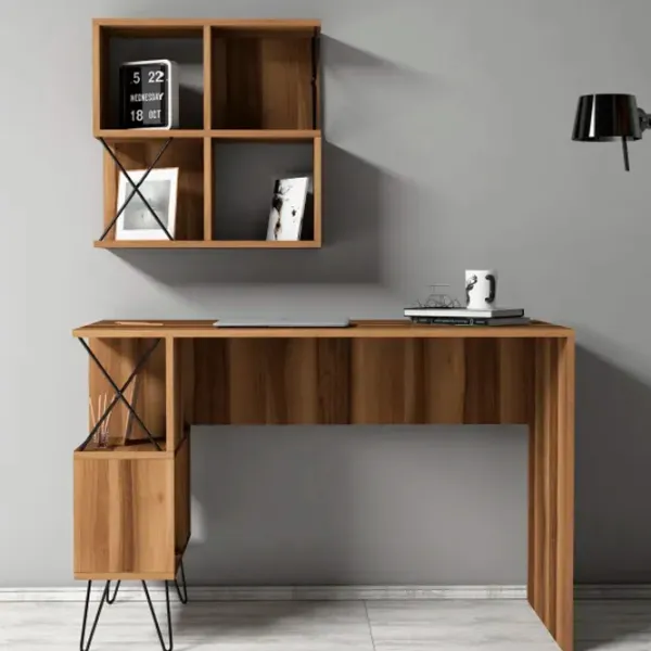 Masă de birou Trendy Extra 2 PAL/ Brown photo 4