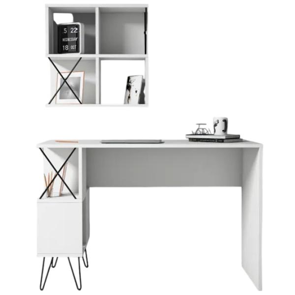 Masă de birou Trendy Extra 2 PAL/ White photo 1