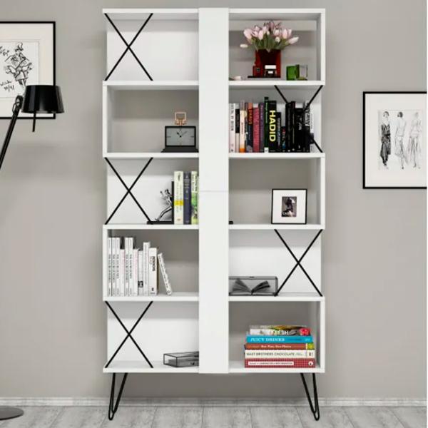 Masă de birou Trendy Extra 2 PAL/ White photo 4
