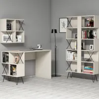 Masă de birou Trendy Extra 2 PAL/ Cream photo 2