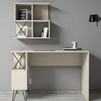 Masă de birou Trendy Extra 2 PAL/ Cream photo 5