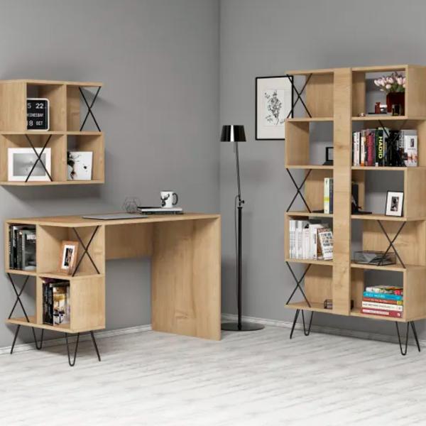 Masă de birou Trendy Extra 2 PAL/ Stejar Sonoma photo 3