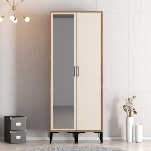 Гардероб Trendy Kumsal RS 80 x 47.5см x 201.4 / ДСП меламин / Oреховый photo 3
