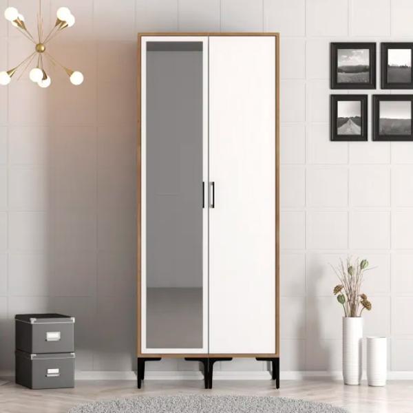 Гардероб Trendy Kumsal RS 80 x 47.5см x 201.4 / ДСП меламин / Oреховый photo 3
