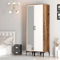 Гардероб Trendy Kumsal RS 80 x 47.5см x 201.4 / ДСП меламин / Oреховый photo 4