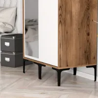 Гардероб Trendy Kumsal RS 80 x 47.5см x 201.4 / ДСП меламин / Oреховый photo 6