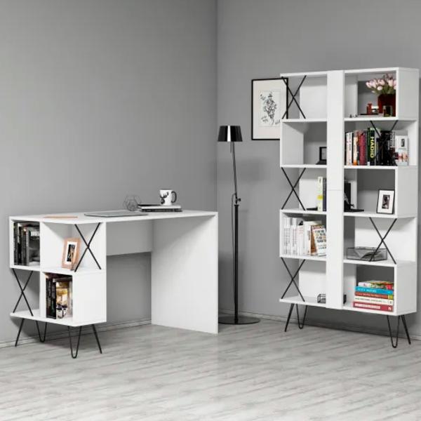 Masă de birou Trendy Extra PAL/ White photo 2