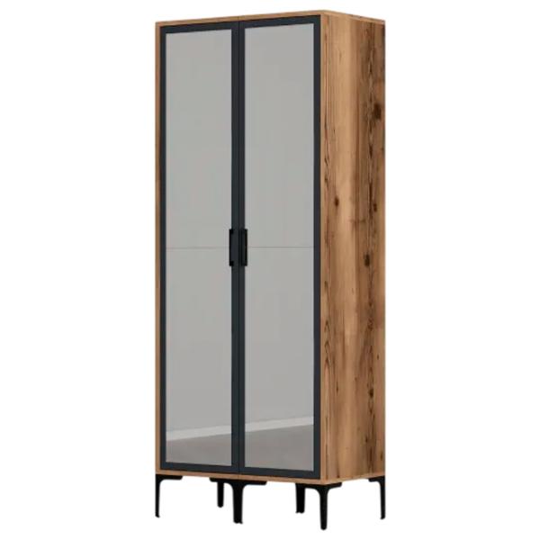 Гардероб Trendy Kumsal RR 80 x 47.5см x 201.4 / ДСП меламин / Oреховый photo 1