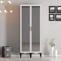 Гардероб Trendy Kumsal RR 80 x 47.5см x 201.4 / ДСП меламин / White photo 3