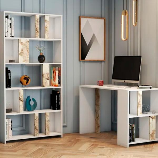 Офисный стол Trendy Lima ДСП/ Белый photo 2