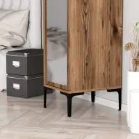 Dulap pentru haine Trendy Kumsal R 40 x 47.5 x 201.4 / PAL melaminat / Walnut photo 6