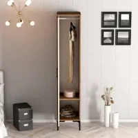 Dulap pentru haine Trendy Kumsal R 40 x 47.5 x 201.4 / PAL melaminat / Walnut photo 4