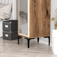 Dulap pentru haine Trendy Kumsal R 40 x 47.5 x 201.4 / PAL melaminat / Walnut photo 6