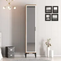Dulap pentru haine Trendy Kumsal R 40 x 47.5 x 201.4 / PAL melaminat / Walnut photo 3