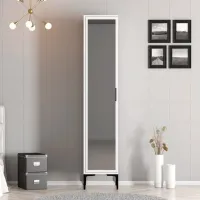 Dulap pentru haine Trendy Kumsal R 40 x 47.5 x 201.4 / PAL melaminat / White photo 2