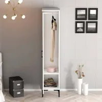 Dulap pentru haine Trendy Kumsal R 40 x 47.5 x 201.4 / PAL melaminat / White photo 4