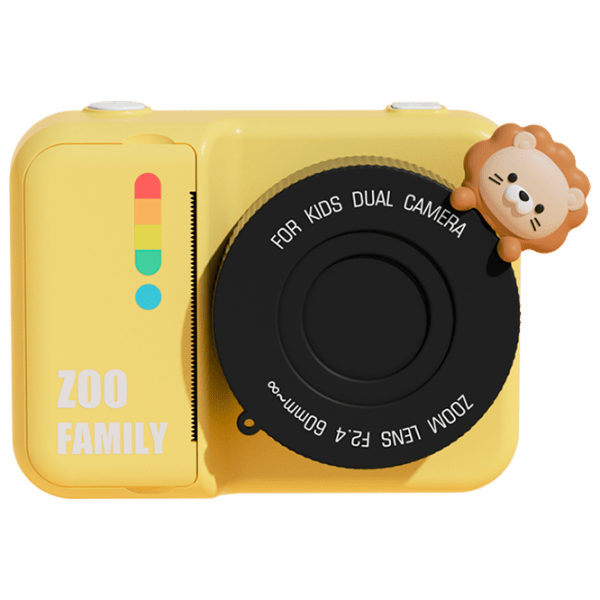 Cameră foto Kidyprint Zoo Family P2  3+ / Black Yellow photo 1