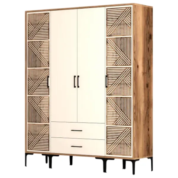 Гардероб Trendy Kumsal PTP 160 x 47.5см x 201.4 / ДСП меламин / Oреховый photo 1