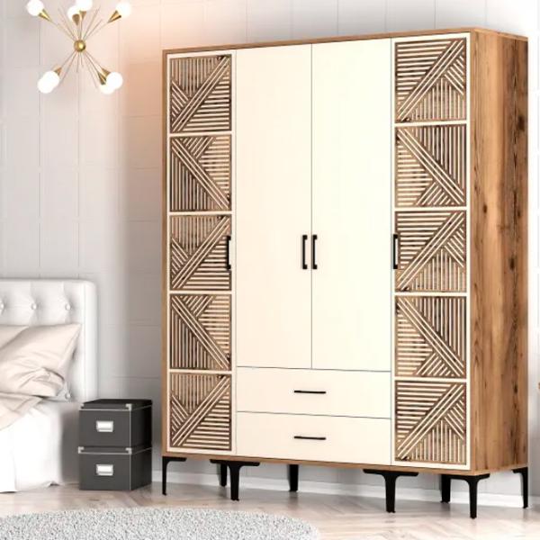 Гардероб Trendy Kumsal PTP 160 x 47.5см x 201.4 / ДСП меламин / Oреховый photo 5