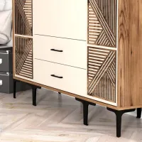 Dulap pentru haine Trendy Kumsal PTP 160 x 47.5 x 201.4 / PAL melaminat / Walnut photo 6