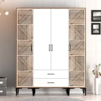 Гардероб Trendy Kumsal PTP 160 x 47.5см x 201.4 / ДСП меламин / Oреховый photo 3