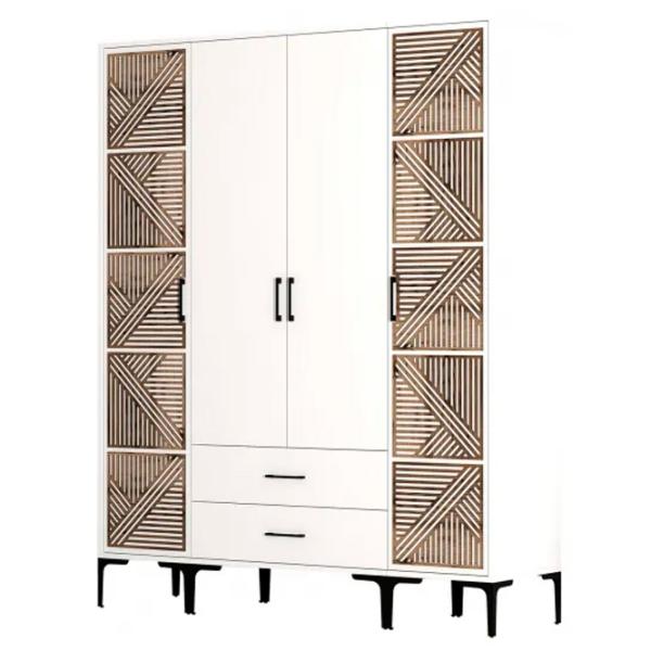 Гардероб Trendy Kumsal PTP 160 x 47.5см x 201.4 / ДСП меламин / White photo 1