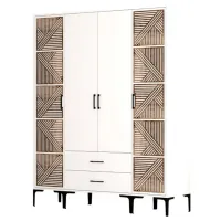Гардероб Trendy Kumsal PTP 160 x 47.5см x 201.4 / ДСП меламин / White