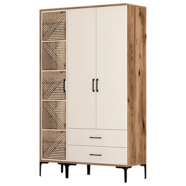 Гардероб Trendy Kumsal PT 120 x 47.5см x 201.4 / ДСП меламин / Oреховый photo 1