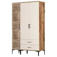 Гардероб Trendy Kumsal PT 120 x 47.5см x 201.4 / ДСП меламин / Oреховый