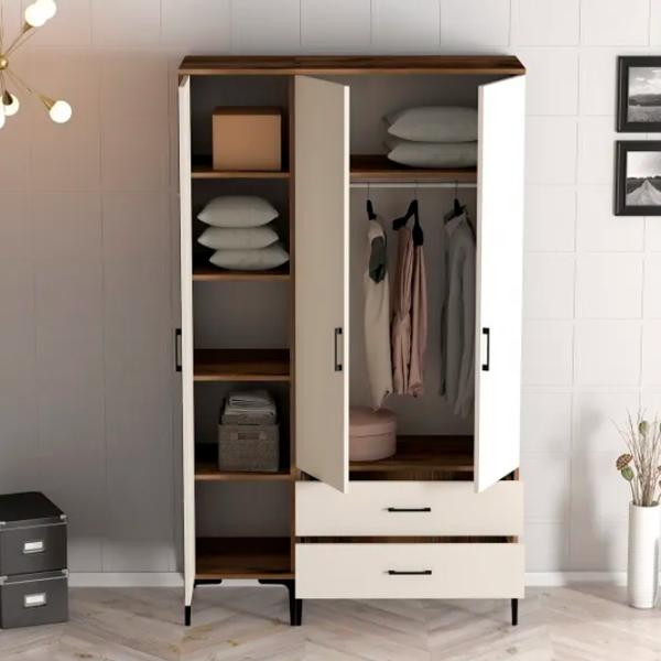 Гардероб Trendy Kumsal PT 120 x 47.5см x 201.4 / ДСП меламин / Oреховый photo 4