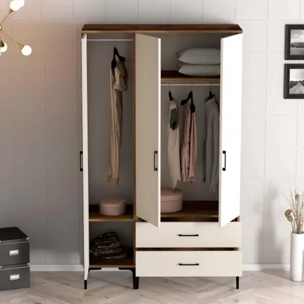 Гардероб Trendy Kumsal PT 120 x 47.5см x 201.4 / ДСП меламин / Oреховый photo 6