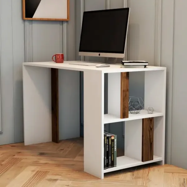 Офисный стол Trendy Lima Дерево/ Белый photo 2