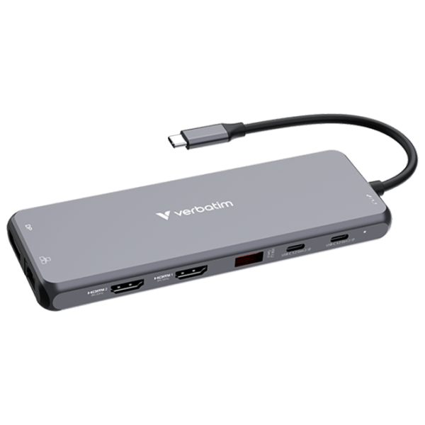 Адаптер Hub Verbatim USB-C Pro  / Серый photo 1