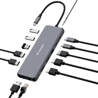 Адаптер Hub Verbatim USB-C Pro / Серый photo 2