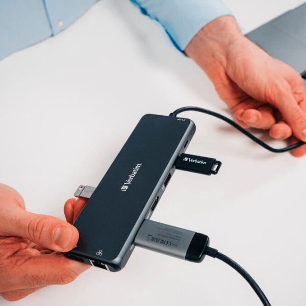 Адаптер Hub Verbatim USB-C Pro  / Серый photo 3
